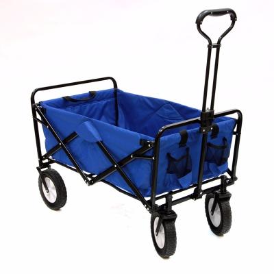 China 100% Eco-friendly Folding Garden Carts Folding Utility Cart With Big Wheel for sale