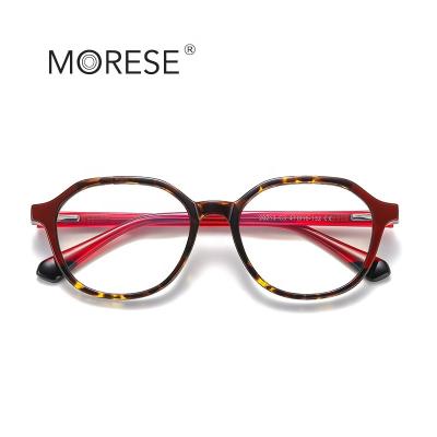 China Anti blue light blocking glasses MORESE Model 20213 Children Eyeglasses Kids Eyewear Round Shape Fashion Designer Frames Pingfan Glasses for sale