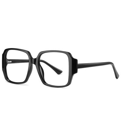 China For Big Square TR90 Thick Blue Light Black Eye Glasses Adult Men Women Anti Glasses Frame Optical Spectacles Eyewear for sale