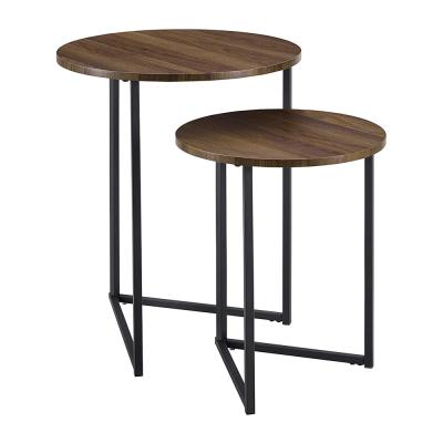 China Nordic Style Vintage Simple Black Coffee Table / Modern Small Metal Table Legs Helix Shaped Coffee Table Small for sale