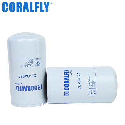 China Lf3970 Oil Filter 20 micron CORALFLY Oil Filter Cross Reference for sale