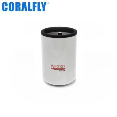 China wf2127 3680434 CORALFLY Diesel Truck Coolant Filters Spin On Non Chemical for sale