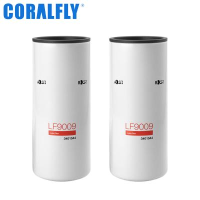 China CORALFLY LF9009 Cross Reference Lube Oil Filter 17 Micron for sale