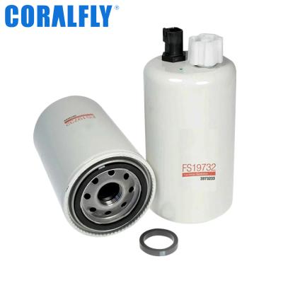 China FS19732 CORALFLY Cummins Engines Fuel Water Separator Filter Spin - On With Drain Sensor Port And Reusable Sensor for sale