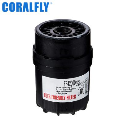 China Ff42000 P553004 J903640 3903640 CORALFLY Diesel Engine Fuel Filter for sale