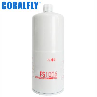 China CORALFLY Fs1006 Truck Excavator Fuel Water Separator Filter CORALFLY Filter for sale