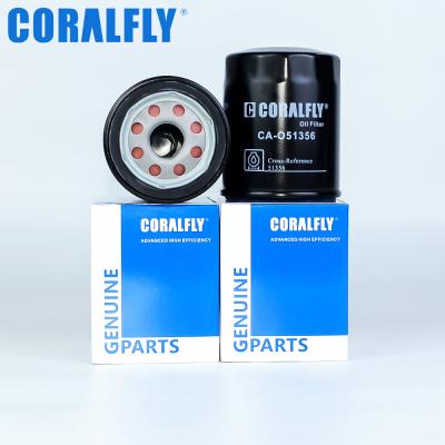 China Coralfly Auto Car Filter Oil Filter 51334 P502007 LF3644 For WIX for sale