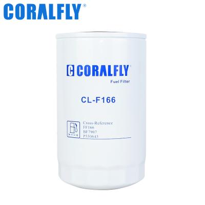 China Coralfly Construction Machinery Fuel Filter FF166 P550643 For Fleetguard for sale