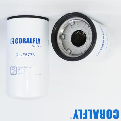 China Coralfly Construction Machinery Fuel Filter FF5776 P555776 BF9885 For Fleetguard Donaldson for sale