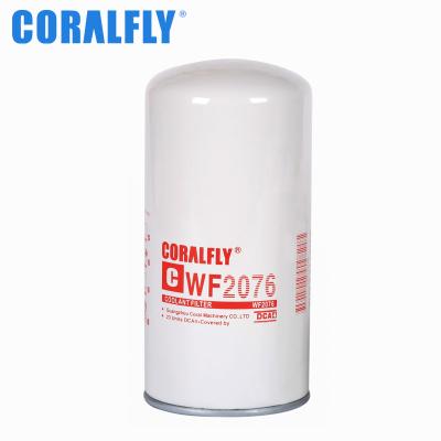 China Wf2076 Tractor Engines Excavator Coolant Filter CORALFLY Filter for sale