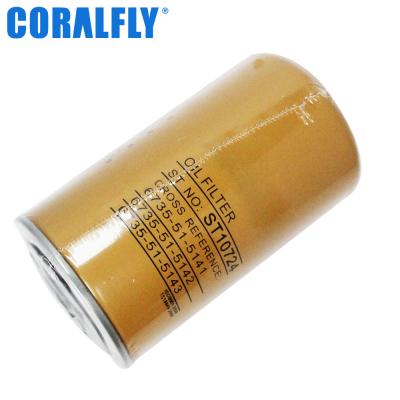 China Length 6.85 Inch 6735 51 5141 Komatsu Oil Filter SAE J1858 for sale