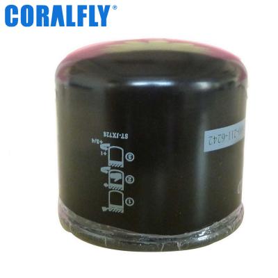 China Efficiency 99% 600 211 6242 Komatsu Oil Filter 75psi for sale