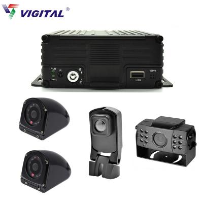 China Customized 1080P 4CH 720P Bus CCTV Box Camera HDD Car Black Box For Truck HVR7TL4S for sale