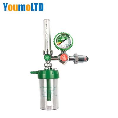 China To adjust for oxyen the flow and pressure of CO2 Gas Pressure Regulator Bottle Oxygen Cylinders Wholesale Bullnose Medical BS Type Flow Meter for sale