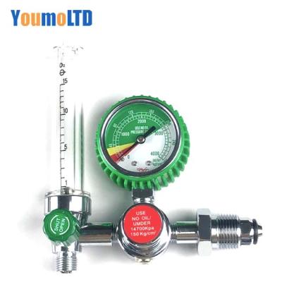 China To regulate for oxyen the flow and pressure of medical oxygen cylinders oxygen regulators oxygen pressure regulator with humidifier for sale