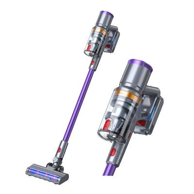 China Household LED Digital Screen 2 In 1 Stick Vacuum Cyclonic Cordless Vacuum Cleaner for sale