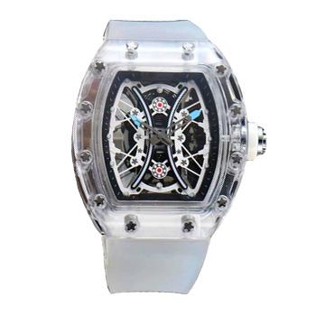 China 2022 New Trend RM Logo 1:1 Watch Waterproof Oval Skeleton Acrylic Dial Watch Luxury Customer Watch for sale