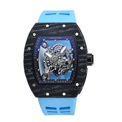 China Wholesale Hollow Date Automatic RM Watch Colorful Logo Men's Luxury Mechanical Watch Richard Watch for sale