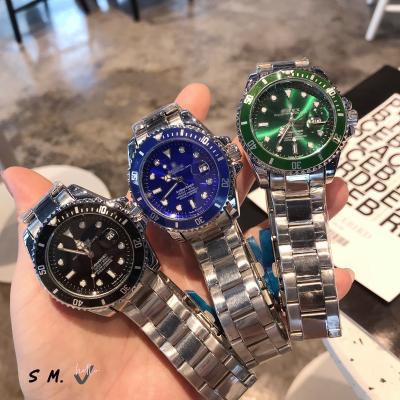 China Panda Automatic High-end Trend Date Quartz Watch Rainbow Steel Waterproof High Quality Carcass for sale