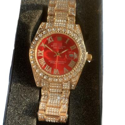 China High End Top Quality Auto Date Iced Out Watch Mens Diamond Watch RLX Luxury Watch for sale