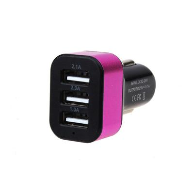 China Quick Charge 3.0 USB 3 Port Battery Car Phone Charger for sale