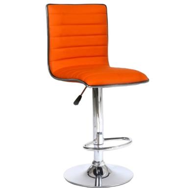 China China Wholesale Modern Professional Design Chrome Single Swivel Bar Stool With Metal Bases for sale