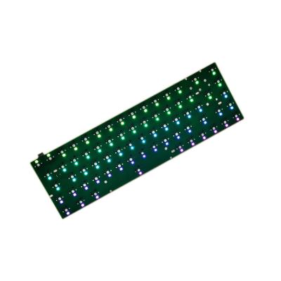 China Custom Mechanical Keyboard OEM Service PCB Assembly 60% Multilayer Hotswap Keyboard PCB 60 Manufacturer for sale