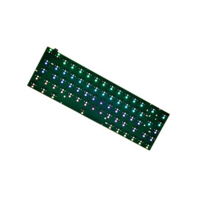 China Custom Mechanical Keyboard Layout Design 40% 50% 60% 65% 75% Tkl 80% Hot Swap RGB Type C 3 Pin 5 Pin ISO Keyboard PCB Assembly with SMT for sale