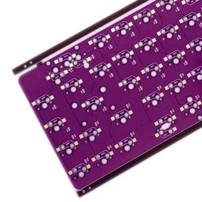 China Custom 60% Interchange C Custom 60% Hot Mechanical Keyboard Ciucuit Board Mechanical Keyboard Assembly RGB Multilayer PCB PCBA Qmk for sale