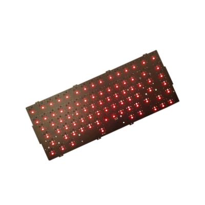 China Mechanical Design Service Custom Hot Swap Layout Keyboard SMT RGB Switchable Type C Qmk / Via 80% Tkl PCB Mechanical Keyboard Assembly for sale