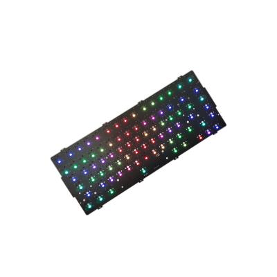 China Service 80% Tkl Manufacturer DIY RGB 3 Pin 5 Pin Hot Swappable Type C Mechanical Keyboard Customized PCB Keyboard With Qmk Via for sale