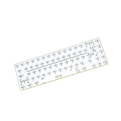 China Hot Exchange RGB Tkl DIY Qmk Bare Mechanical Keyboard PCB ISO Type C PCB Board Manufacturer Supplier Mechanical Keyboard PCBA Fr4 for sale