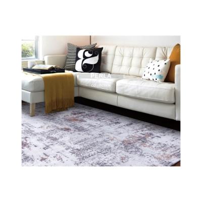 China Good Quality Reversible Wholesale Heat Transfer Printed Modern Abstract Chenille Printed Rug Design Flooring Rug Area Rug for sale