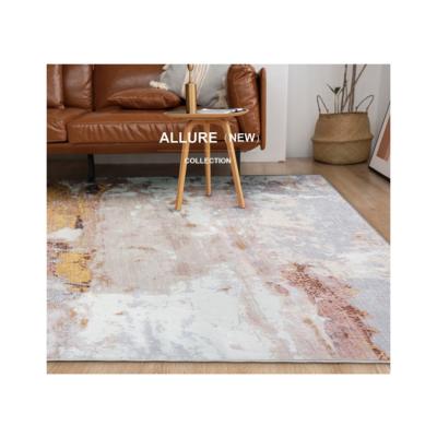 China Factory Reversible Modern Patterns Large Size Soft Rug Stacked Velvet For Shinny Printed Area Rug for sale