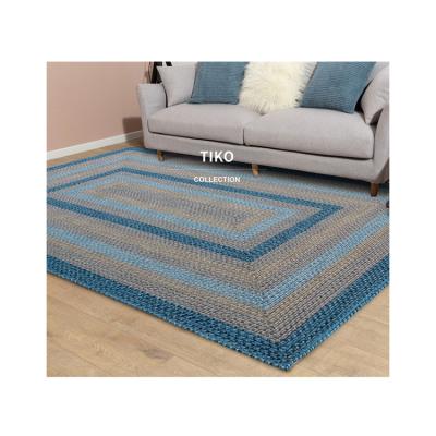 China Competitive Price Good Quality Indoor/Outdoor Carpet Luxury Room Blankets Reversible Braided Area Rug for sale