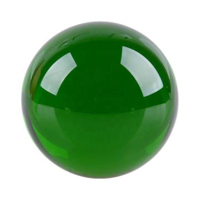 中国 Wholesale High Quality 60mm K9 Green Crystal Glass Sphere 販売のため