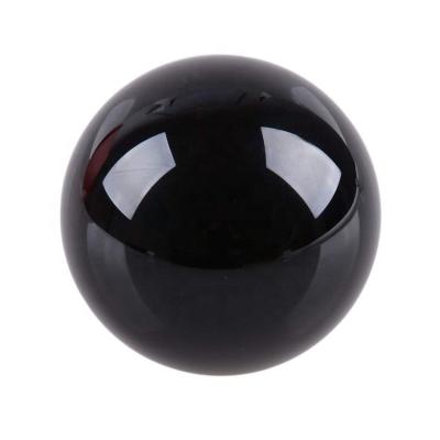 中国 Fengshui Decorative K9 Glass Sphere Black 80mm Crystal Ball 販売のため