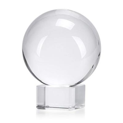 China Factory Wholesale Photography Sphere Decoration K9 80mm Glass Ball for sale