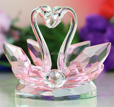 China Shining K9 Crystal Swan Wedding Centerpieces for sale