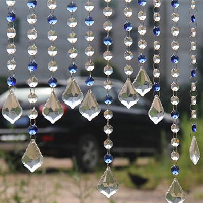 China Glass Beads Chain Hanging Crystal Beaded Curtain for sale