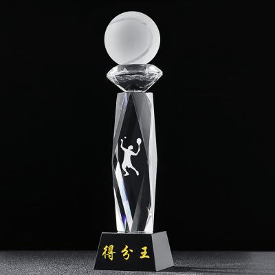 Κίνα On Sale Support OEM Custom Factory Price sports cheap glass trophy προς πώληση