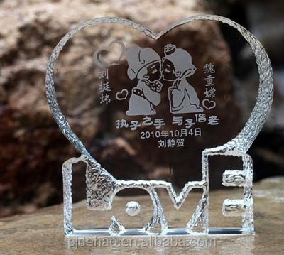 China New 3D 12 Chinese Zodiac Signs Laser Crystal Acrylic Block Te koop