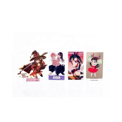 China Waterproof Hot Selling Custom Product Cartoon Pattern Printing Acrylic Stand Frame for sale