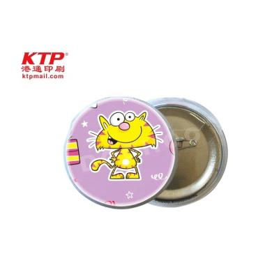 China New Arrival Customization Sublimation Printing Metal Pin Logo Antique Imitation Badge for sale