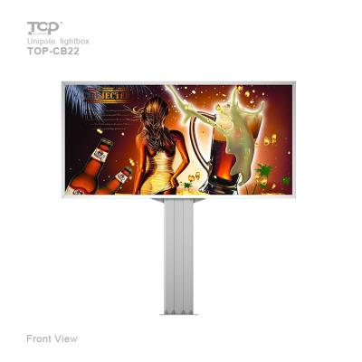 China New Design Customized Small Outdoor Pole Light Box for sale