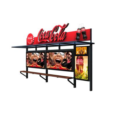 China Classic Factory Customized Classic LED Advertising Bus Stop Display for sale