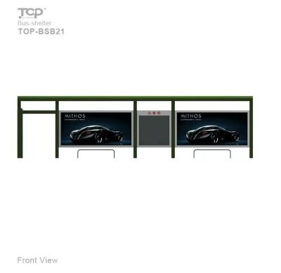 China Outdoor hot sale multifunctional bus shelter advertising board for road for sale