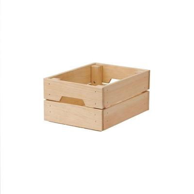 China Sustainable Wholesale Custom Size Logo Printing Unfinished Pine Wooden Storage Box Trunk Box for sale