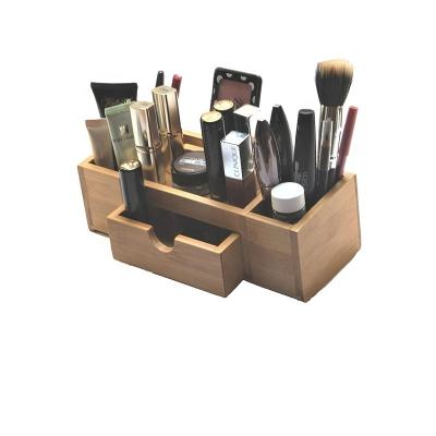 China Packing Items Wholesale Customization Eco Friendly Multifunction Office Stationery Bamboo Desk Organizer For Office School And Home for sale