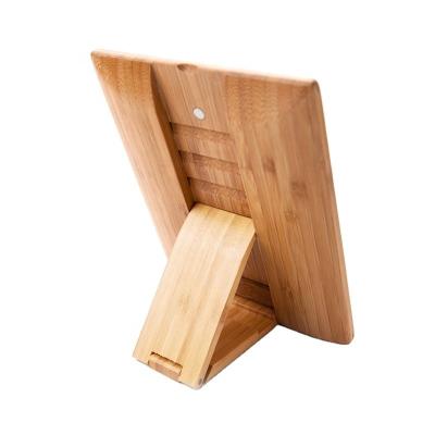 China Handmade Bamboo I Pad Holder   I  pad holder display for sale